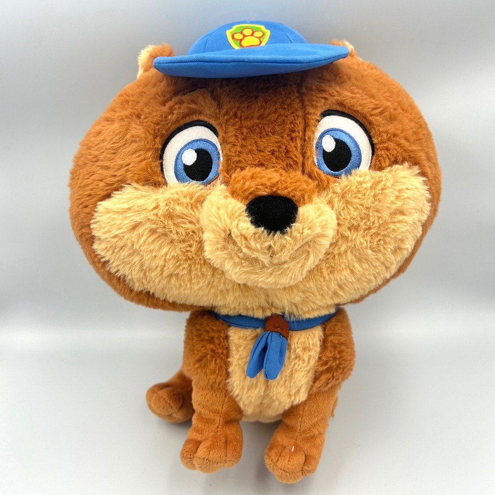 Nickelodeon PAW Patrol Chase Plush Toy Brown Polyester 13" Puppy